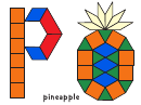 Pineapple Pattern Block Templates