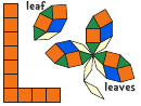 Leaf, Leaves Pattern Block Templates