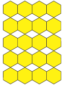 Paper-cutter Friendly Hexagons