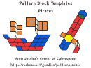 Pattern Block Templates Pirates