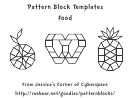 Food Pattern Block Templates