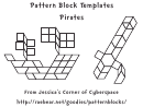 Pirates Pattern Block Templates
