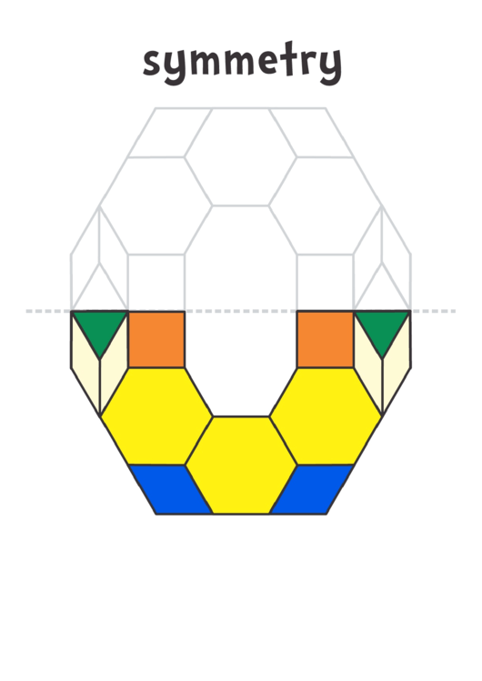 Symmetry Pattern Block Templates printable pdf download