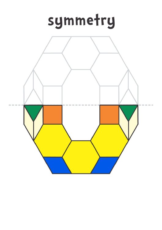 Symmetry Pattern Block Templates Printable pdf