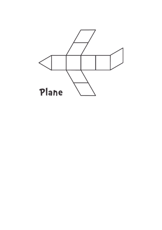 Plane Pattern Block Templates Printable pdf