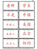 Ic1 L1d2 Vocabulary Flashcards With Pinyin