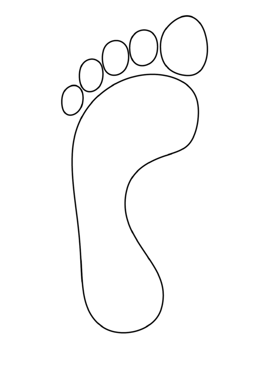 Footprint Template Printable pdf