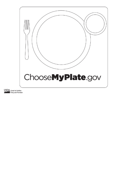 My Plate Worksheet Printable pdf