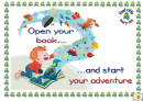 Book Adventure Classroom Poster Template