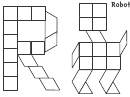 Robot Pattern Block Template