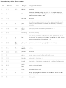 Ic L11d1 Vocabulary List