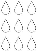 Small Raindrop Pattern Template