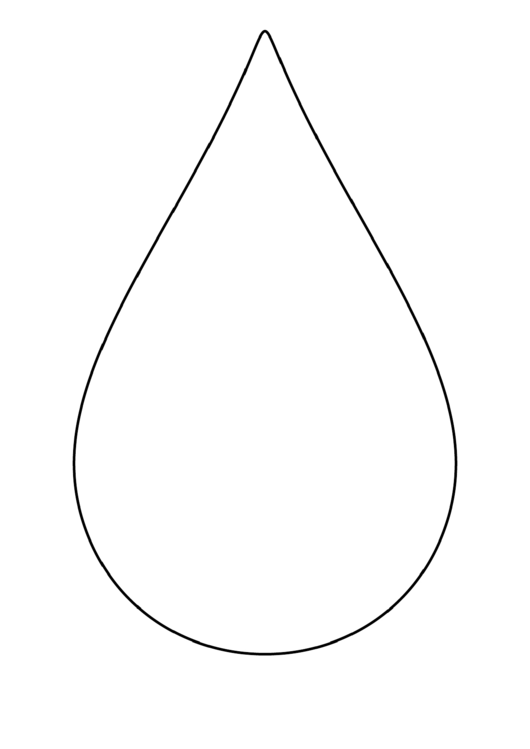 Large Raindrop Pattern. Use The Printable Outline For Crafts, Creating 464