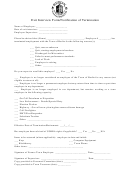 Exit Interview Form Notification Of Termination