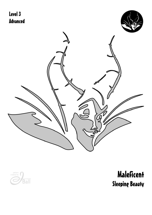 Maleficent Sleeping Beauty Pumpkin Carving Template Printable Pdf Download