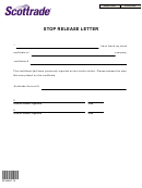 Stop Release Letter Form