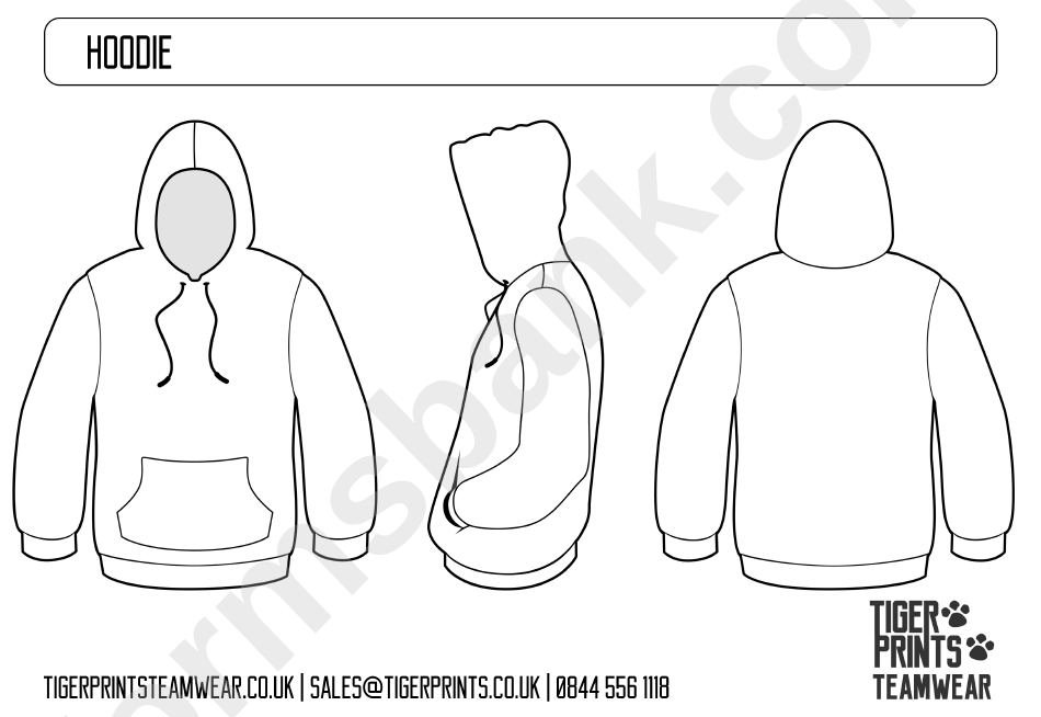 Hoodie Clothing Templates