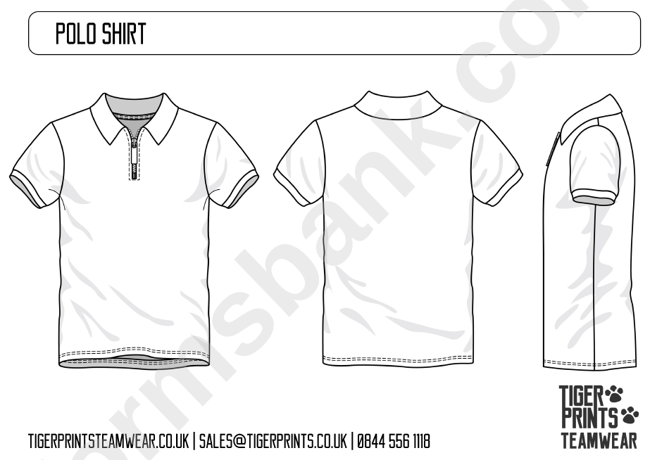 Polo Shirt Clothing Templates