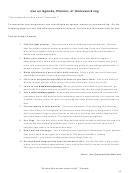 Training Agenda Template Printable pdf