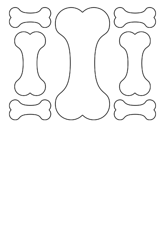 Dog Bone Templates Printable pdf