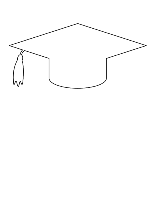 Blank Graduation Cap Template Printable pdf