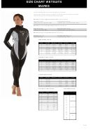 Mares Wetsuits Size Chart