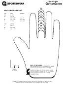 Sportswear Glove Sizing Chart