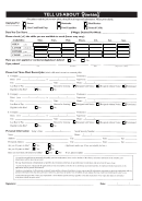 Job Application Form Sample