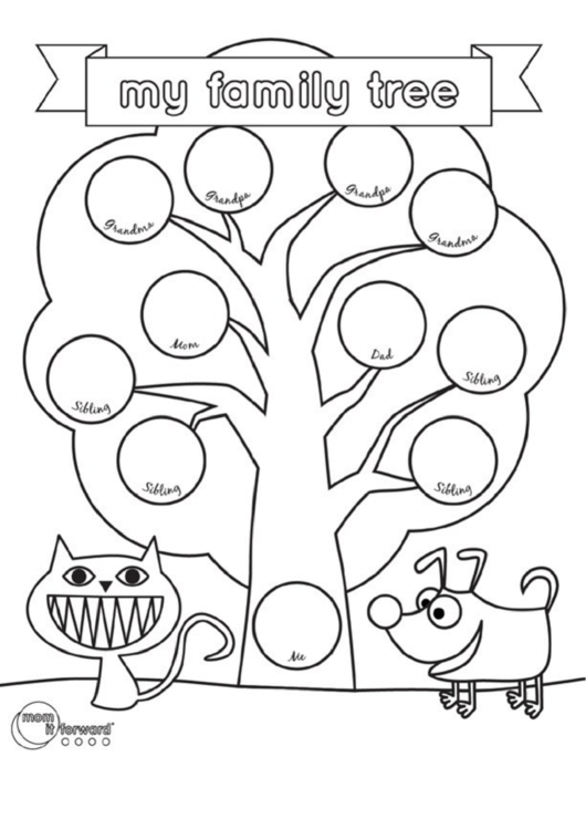 My Family Tree Printable pdf