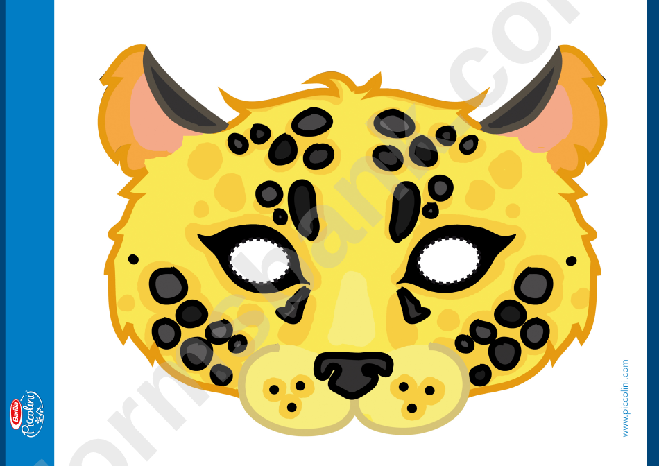 Leopard Mask Template