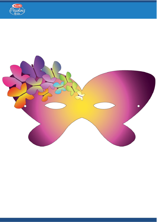 Butterfly Mask Template Printable pdf