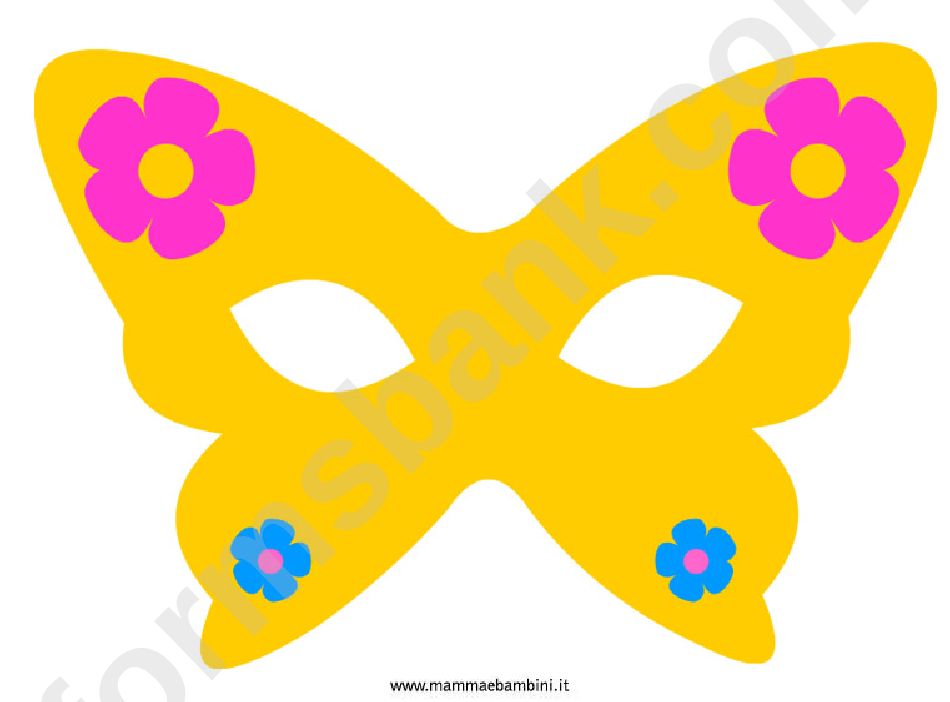 Butterfly Mask Template Printable Pdf Download