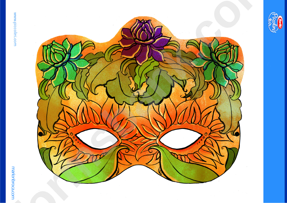 Magical Forest Mask Template