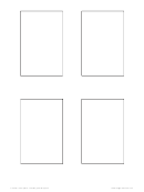 Fraction Rectangles Template