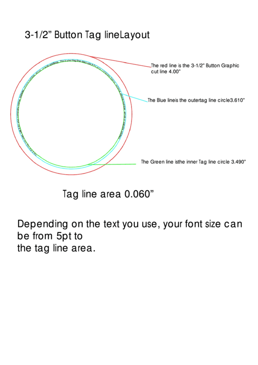 3-1/2 Button Tag Line Layout Printable pdf