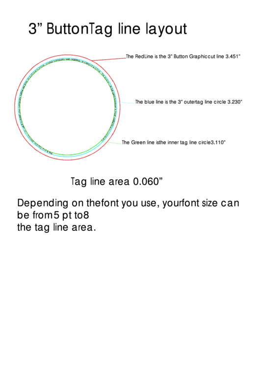 3 Button Tag Line Layout Printable pdf