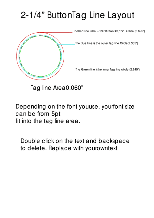 2-1/4 Button Tag Line Layout Printable pdf