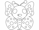 Butterfly Mask Template To Color