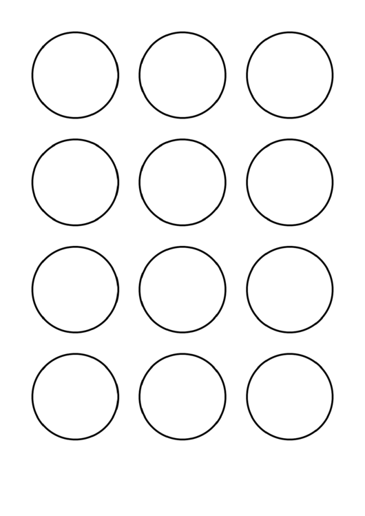 Circle Template Printable pdf