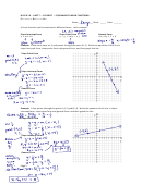 Equivalent Linear Functions
