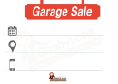 Garage Sale Sign Template