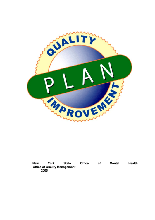 Quality Improvement Plan