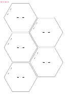 Hexagons Templates Printable pdf