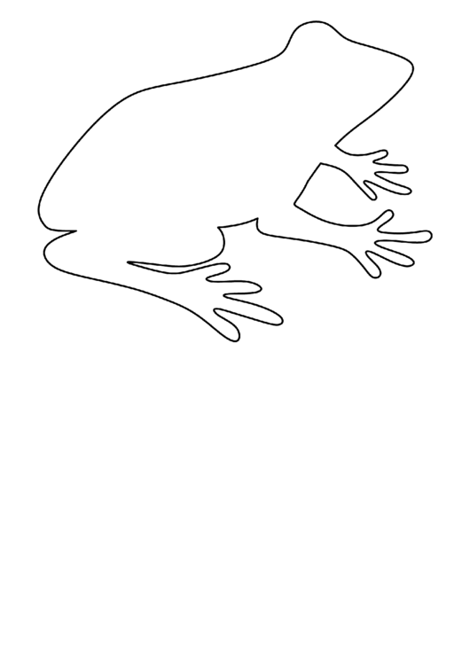 Frog Pattern Template Printable pdf
