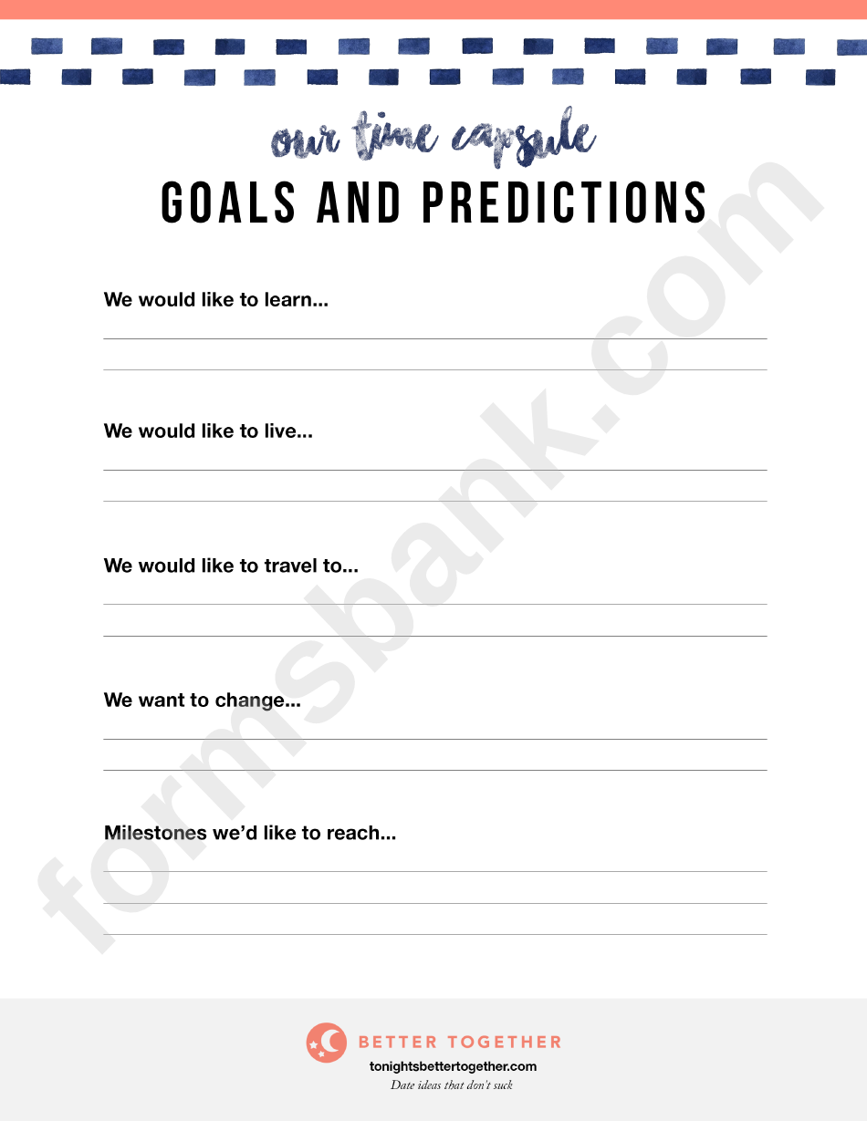 Goals And Predictions