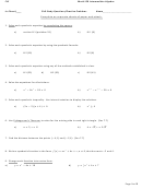 Math 120 Intermediate Algebra