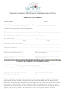Summit Academy Medication Administration Form