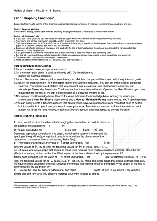Graphing Functions Worksheet printable pdf download