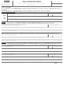 Fillable Form 8282 - Donee Information Return Printable pdf