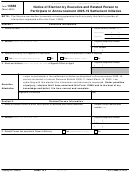 Form 13656 - Notice Of Election By Executive And Related Person To Participate In Announcement 2005-19 Settlement Initiative